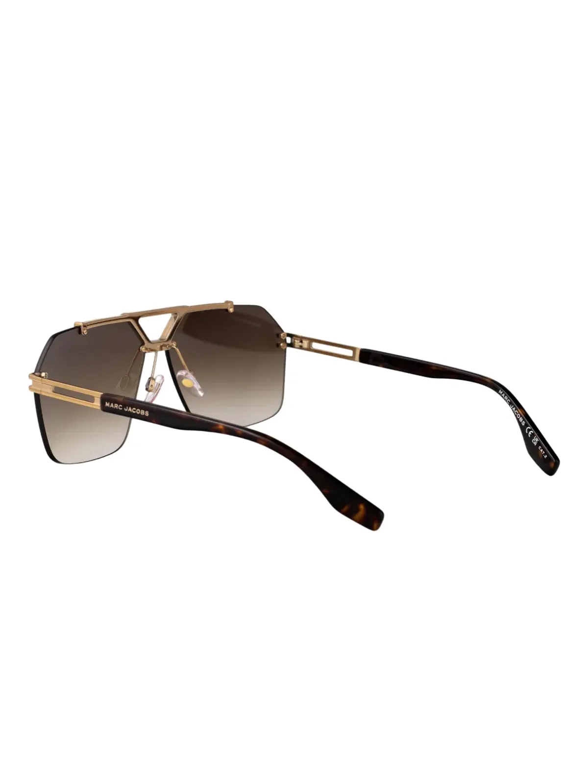 Marc Jacobs Eyewear 837/S チタン製サングラス - ゴールド - 画像4