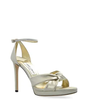 Jimmy Choo ロージー ヒール付きサンダル 100mm - ニュートラルカラー - サムネイル2