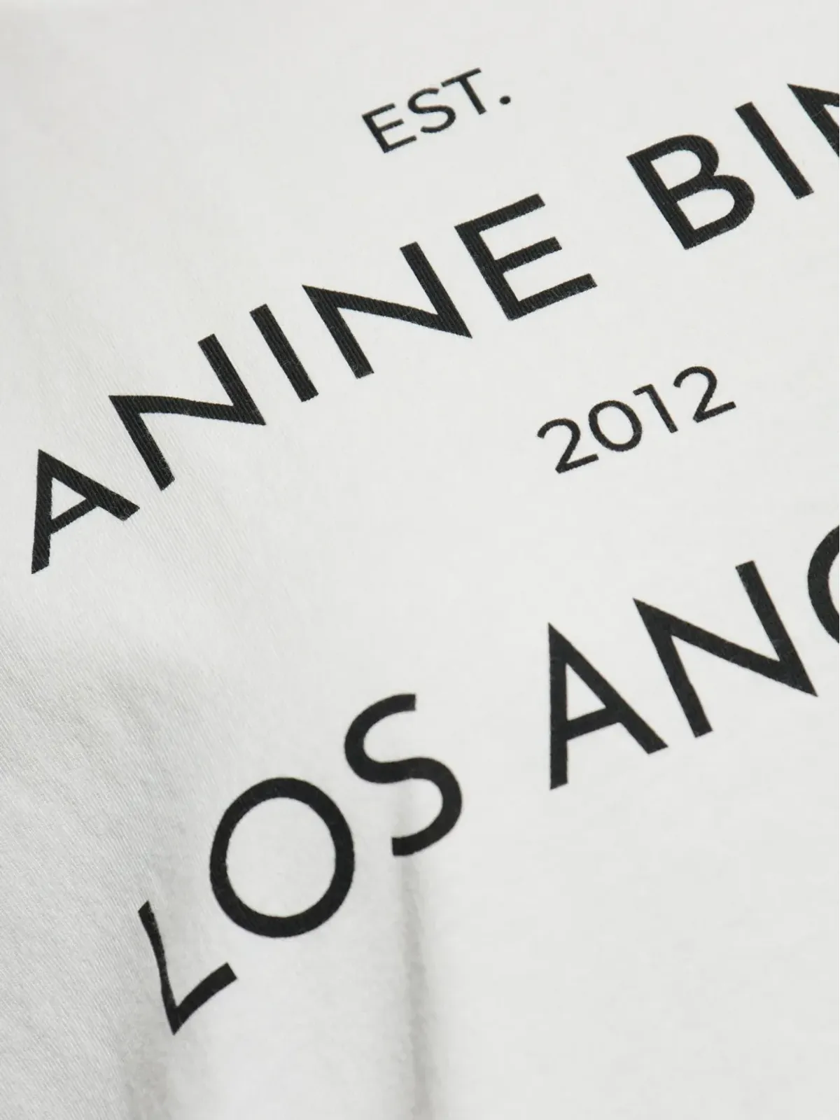 ANINE BING ロゴプリントTシャツ - 画像5