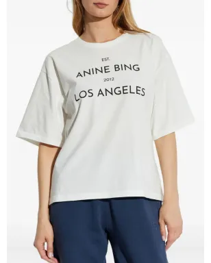 ANINE BING ロゴプリントTシャツ - サムネイル3