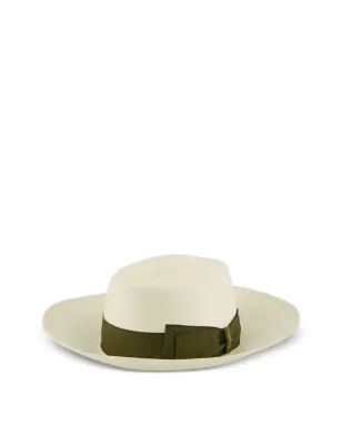 Borsalino Claudette Panama ワイドブリムハット - サムネイル1