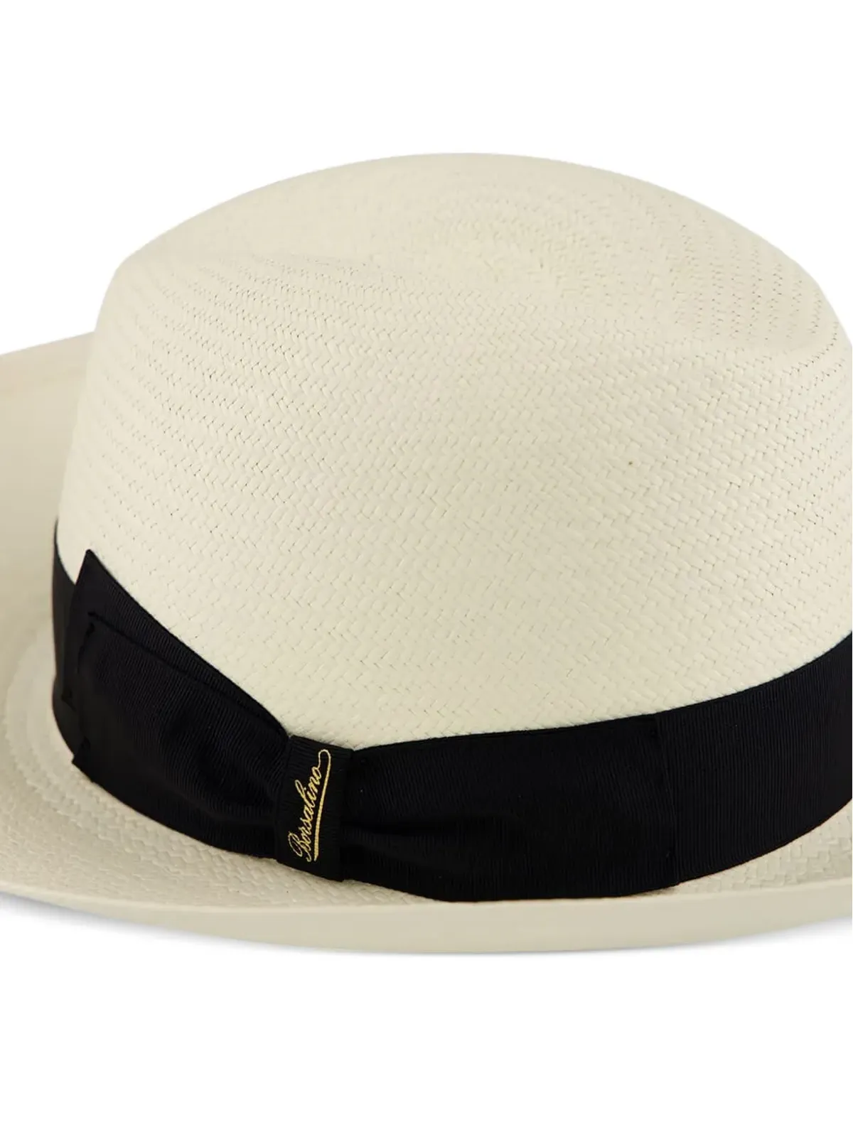 Borsalino Claudette グログランリボンディテール帽 - 画像3