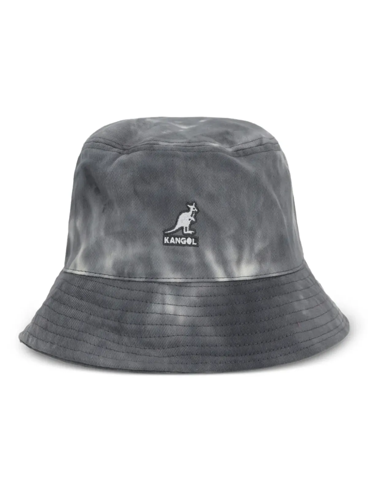 Kangol タイダイ柄ロゴ バケットハット - グレー - 画像1