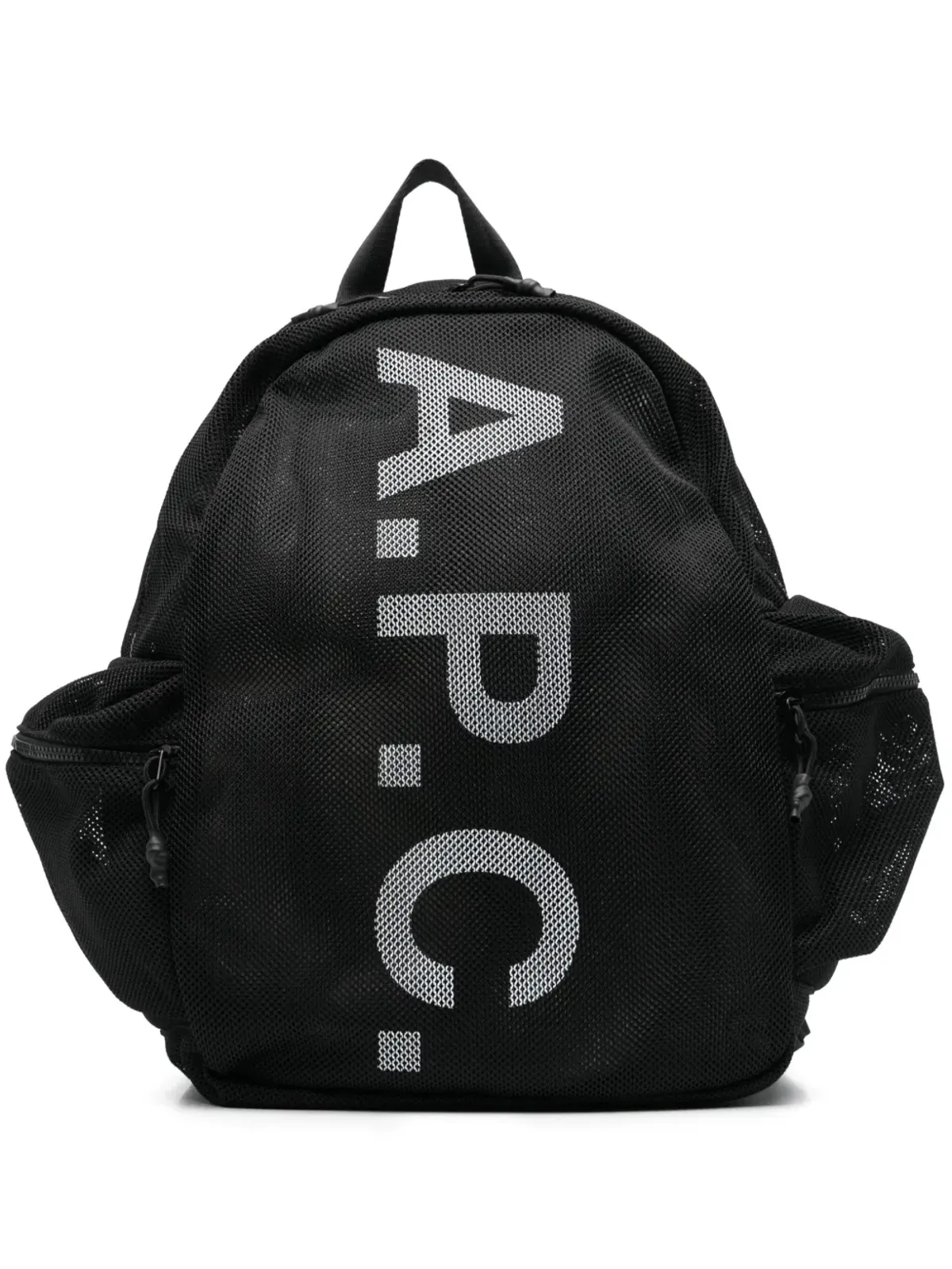A.P.C. ロゴプリント バックパック - 画像1
