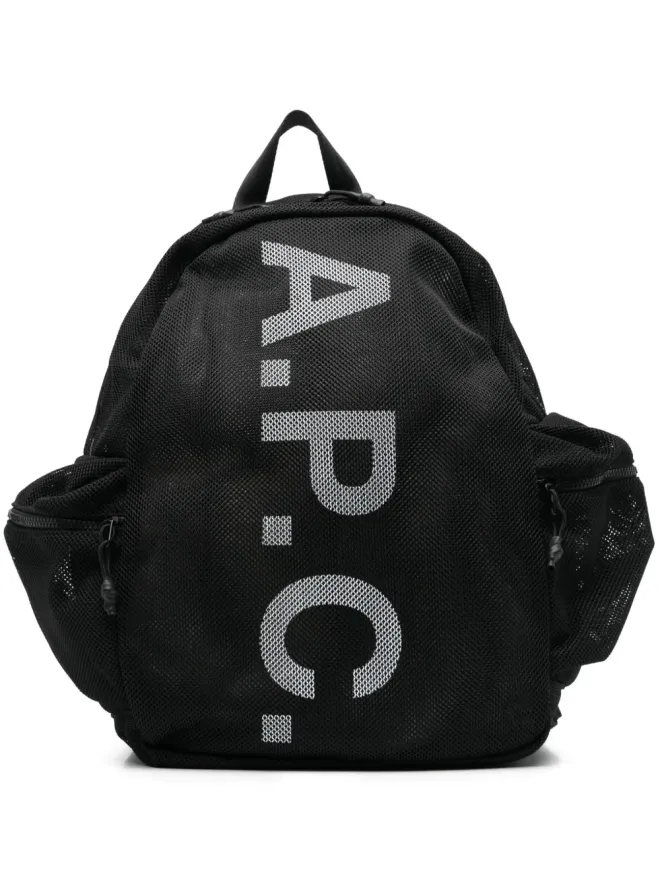 A.P.C. A.P.C. ロゴプリント バックパックの商品画像