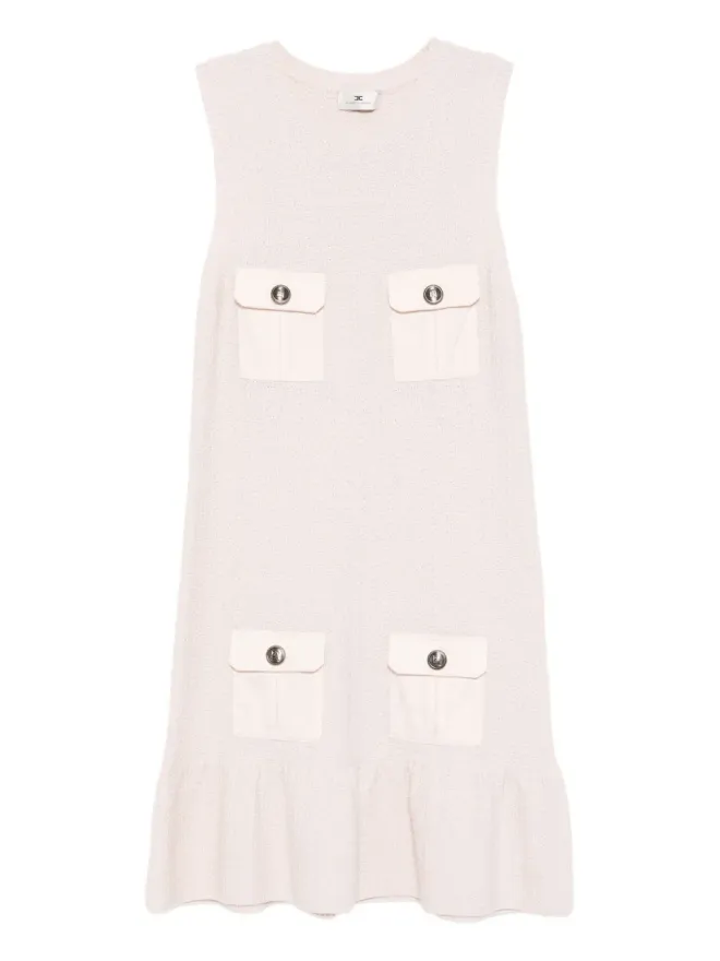 Elisabetta Franchi Elisabetta Franchi ブークレ ヴォイル ミニドレス - ピンクの商品画像