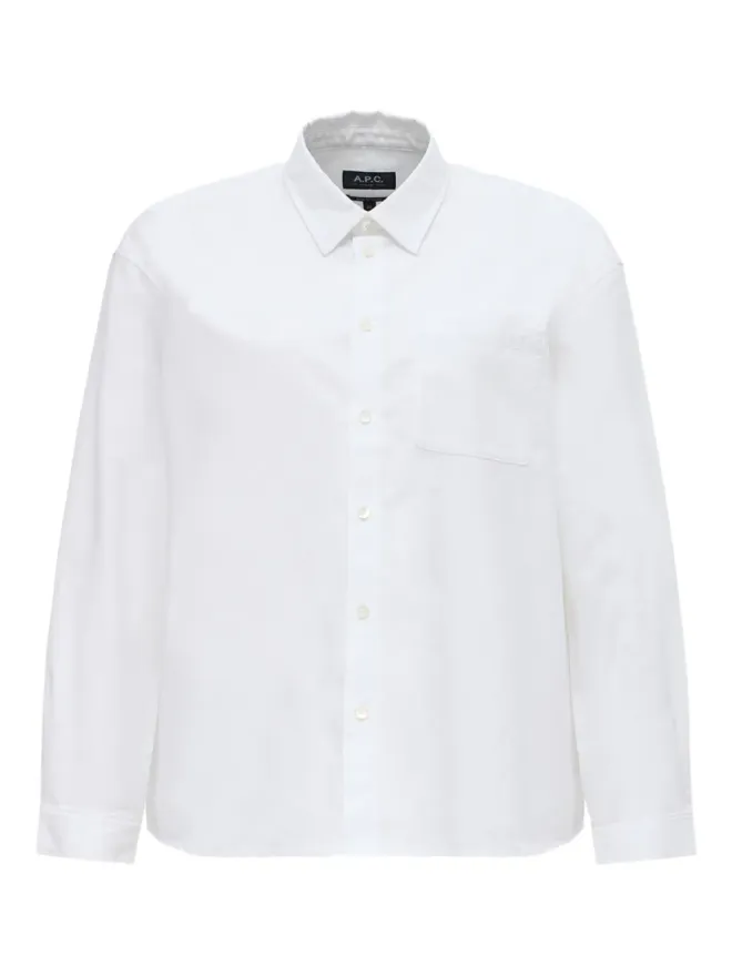 A.P.C. A.P.C. ボタンダウンシャツ（ホワイト）の商品画像