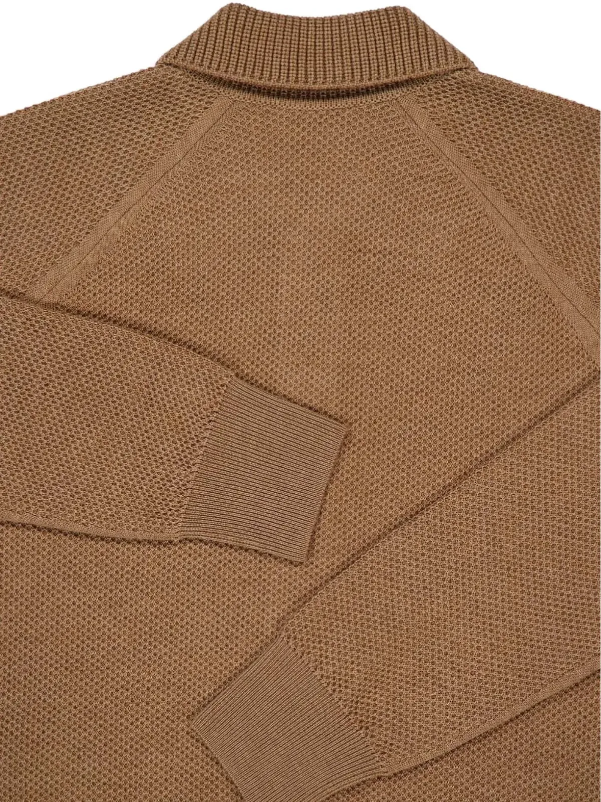 Piacenza Cashmere ボタンアップ ウール・オーバーシャツ - 画像4