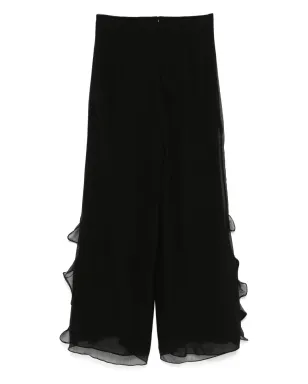 PatBO フリルディテールパンツ ブラック - サムネイル2