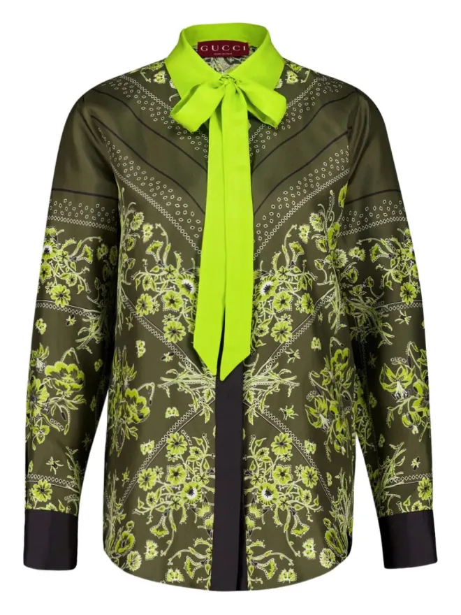 Gucci Gucci 花柄バンダナシルクシャツの商品画像