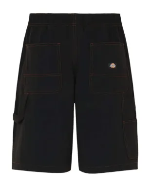 DICKIES ドローストリングウエスト ステッチングショーツ ブラック - サムネイル2