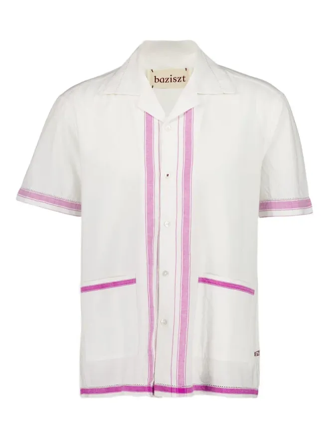 Baziszt Baziszt ストライプポケットシャツの商品画像