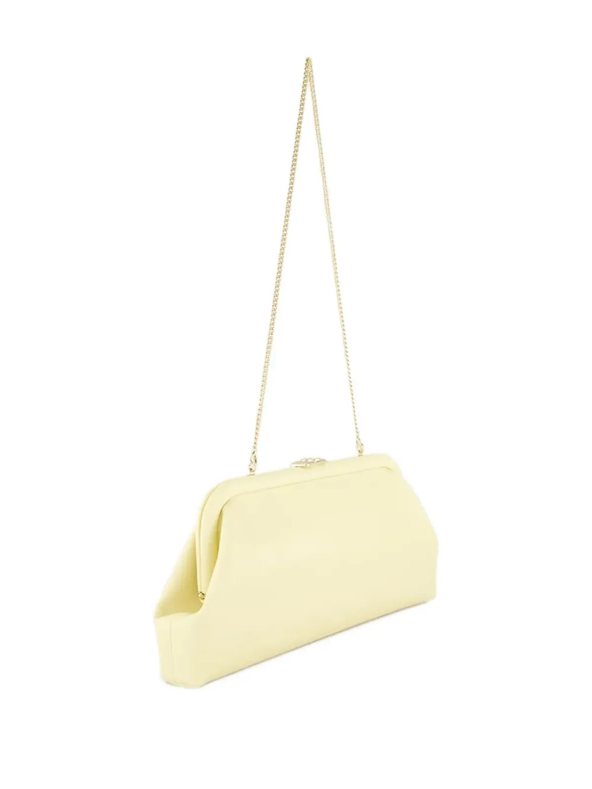 Jimmy Choo ミニ Skylar ショルダー-チェーン レザー クラッチ バッグ - Yellow - 画像4