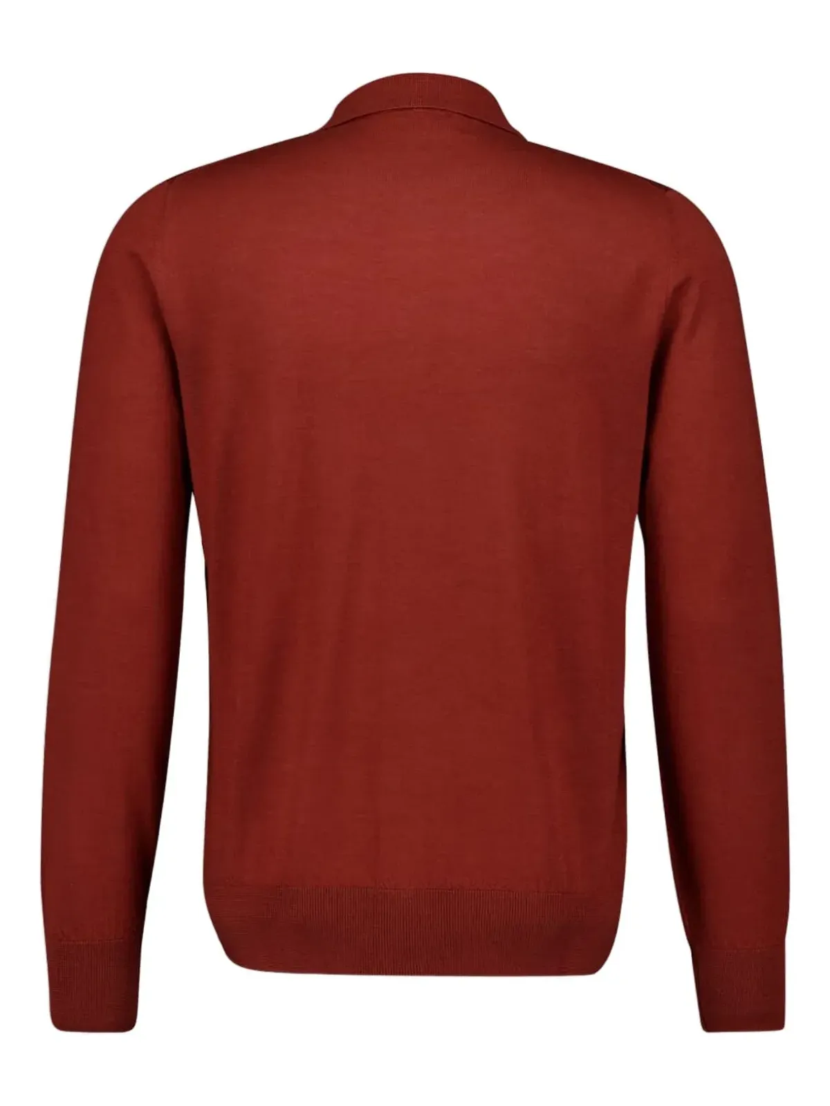 Piacenza Cashmere ボタンアップ ダイヤモンド柄 シャツ - レッド - 画像2