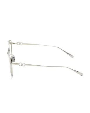 VALENTINO GARAVANI EYEWEAR logo glasses - Grey - サムネイル3