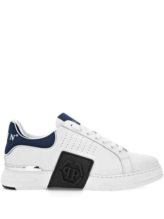 Philipp Plein Philipp Plein ナッパレザー ローカットスニーカー - ホワイトの商品画像