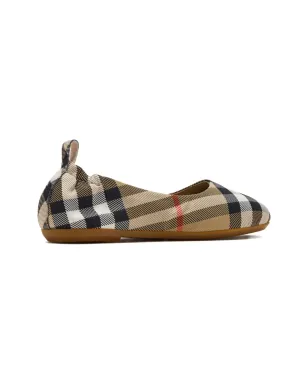 Burberry Kids ヴィンテージチェック柄 バレエフラット - サムネイル2