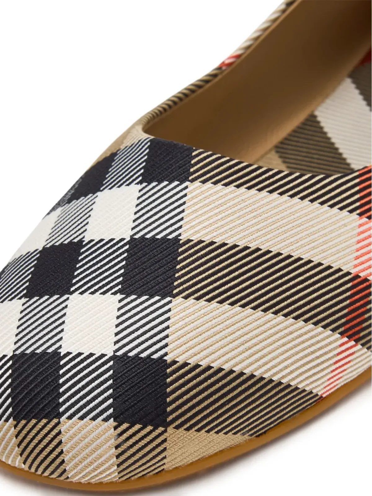 Burberry Kids ヴィンテージチェック柄 バレエフラット - 画像4