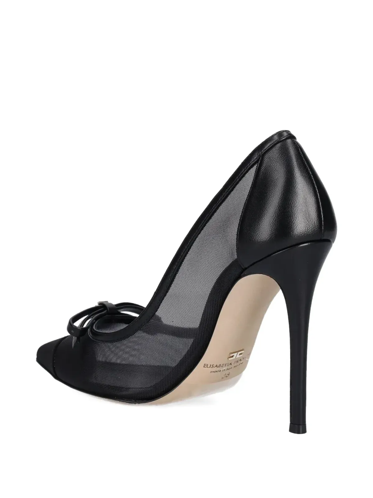 Elisabetta Franchi bow-detail pumps - Black - 画像4