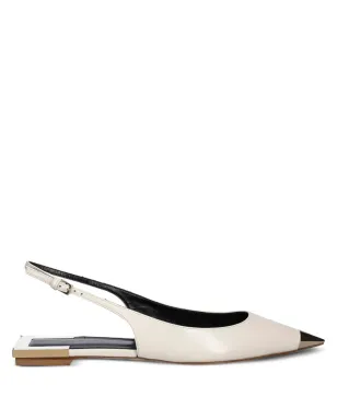 Elisabetta Franchi ポインテッドトゥ スリングバック バレエフラット - サムネイル1