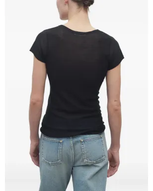 The Row Keyla 半袖Tシャツ - ブラック - サムネイル4