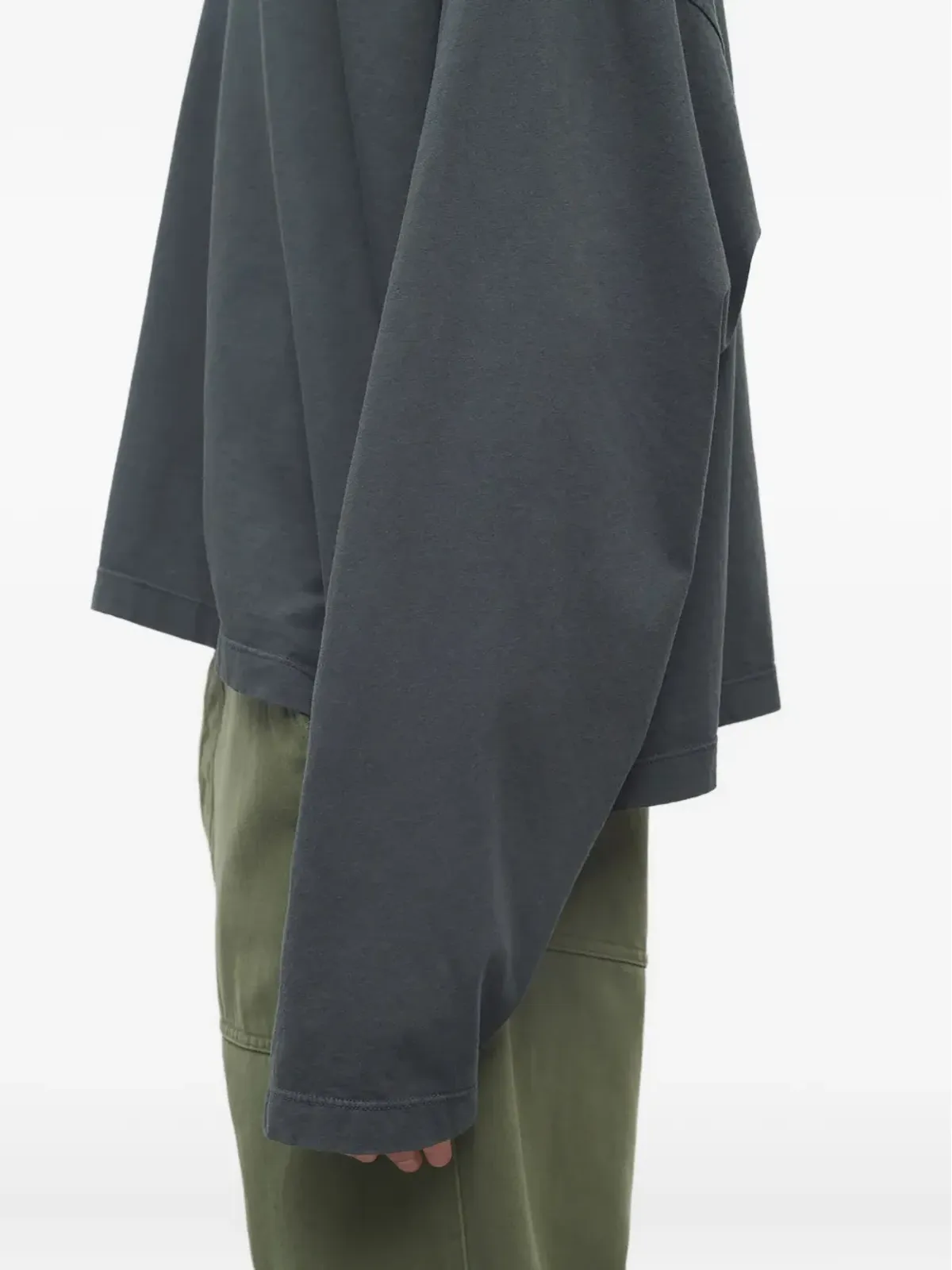 The Row Haru long-sleeve crew-neck top - Grey - 画像5