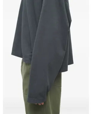 The Row Haru long-sleeve crew-neck top - Grey - サムネイル5