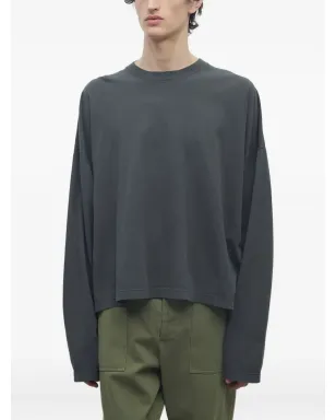 The Row Haru long-sleeve crew-neck top - Grey - サムネイル2