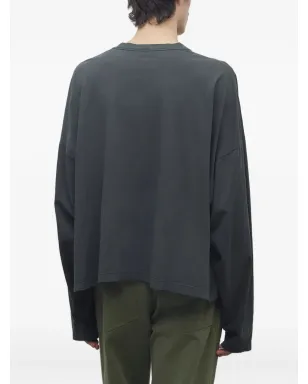 The Row Haru long-sleeve crew-neck top - Grey - サムネイル4