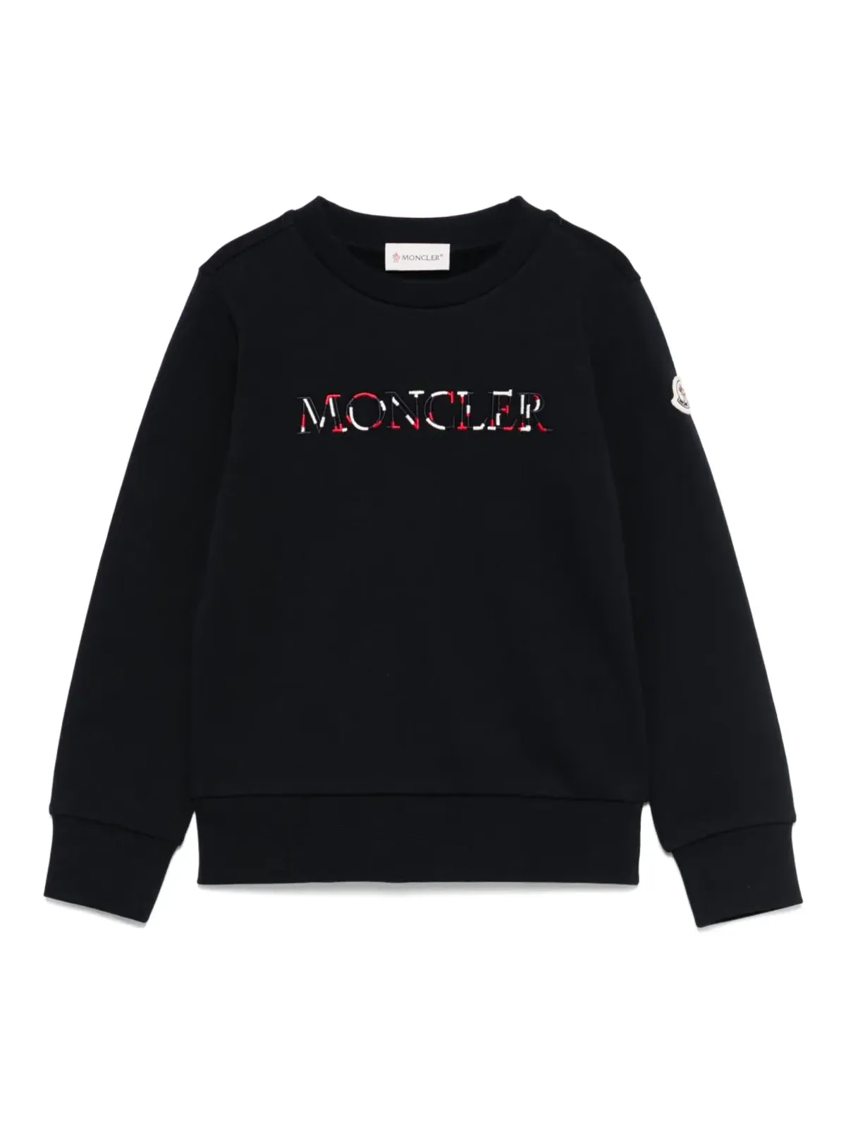 Moncler Enfant ロゴ刺繍入りスウェットシャツ - 画像1