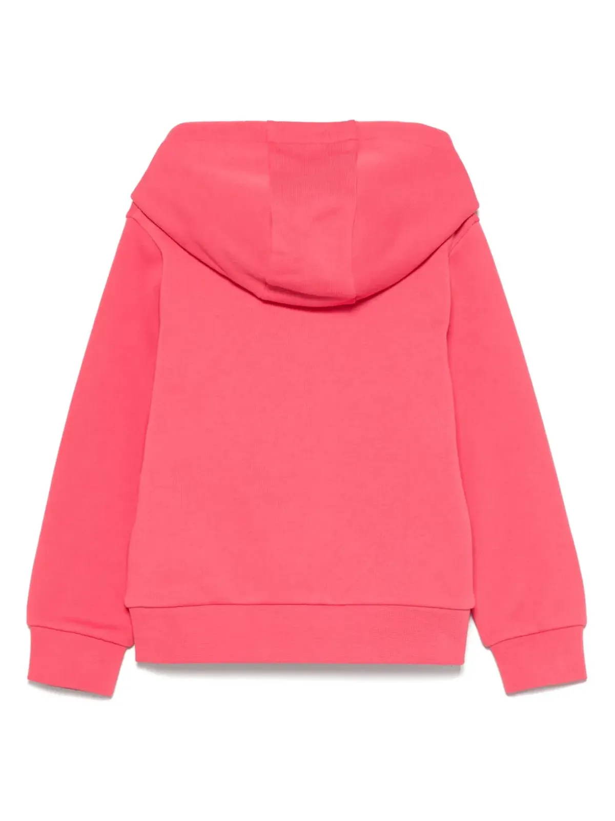 Moncler Enfant ロゴパッチ付きフーディー ピンク - 画像2