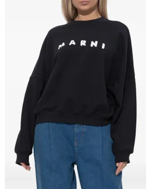 Marni ロゴ刺繍スウェットシャツ - サムネイル3
