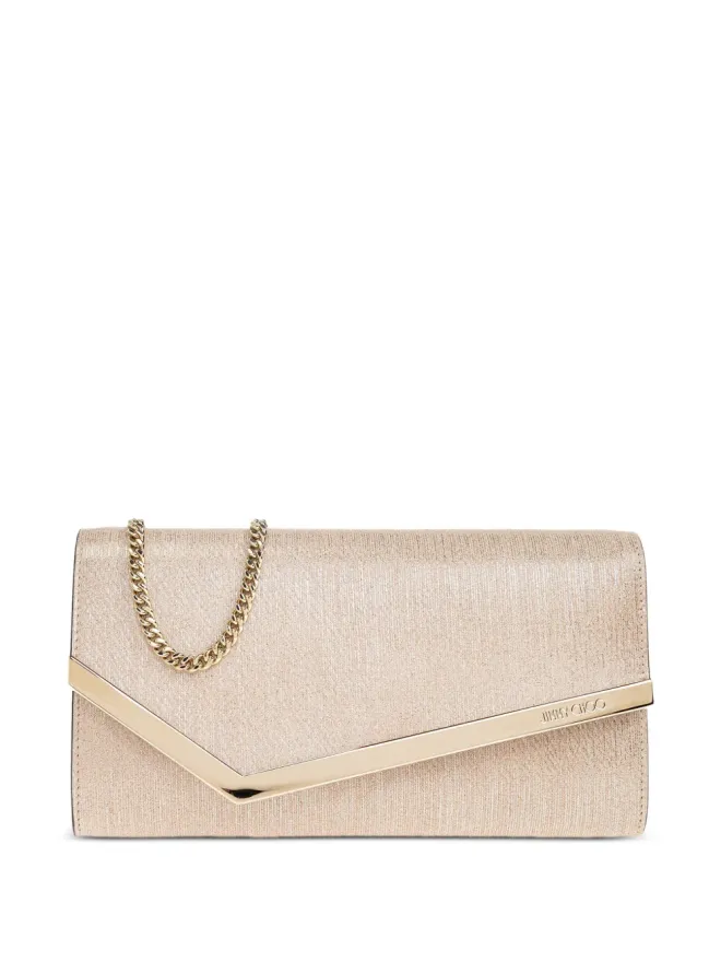 Jimmy Choo Jimmy Choo メタリックレザー クラッチバッグ - ベージュ系の商品画像