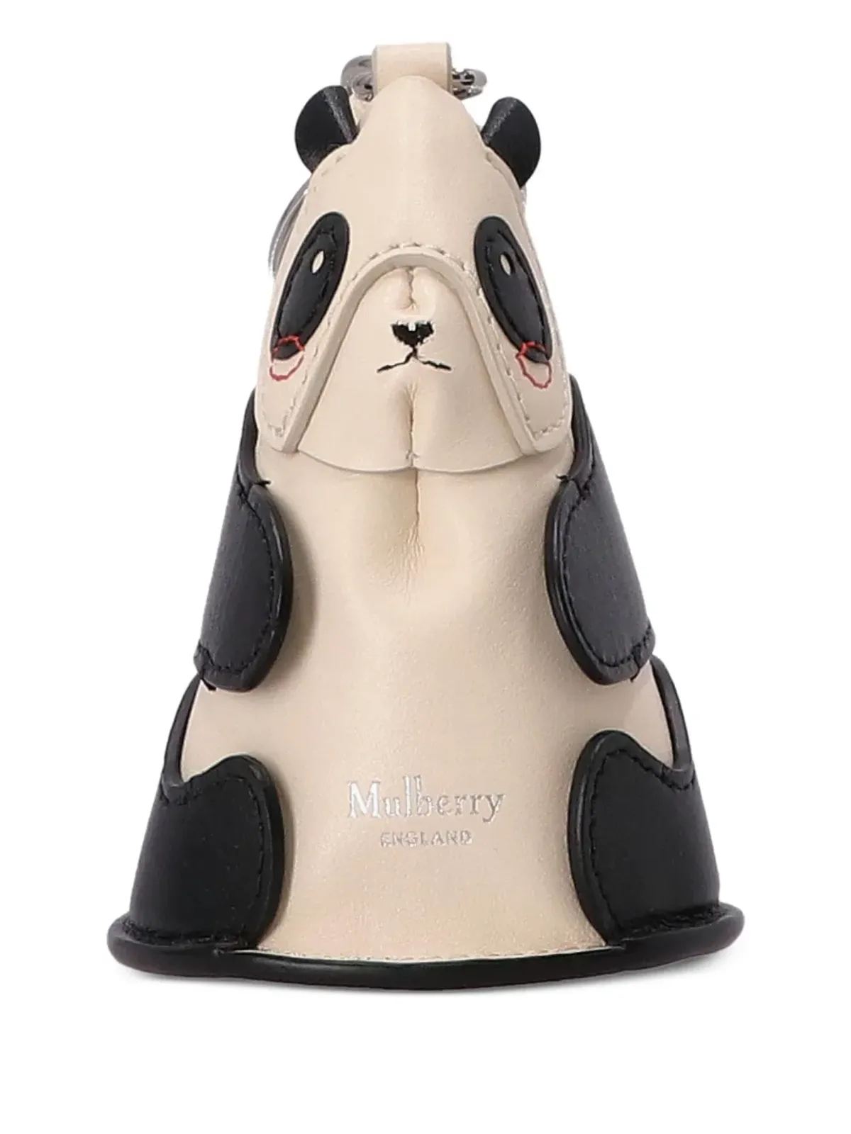 Mulberry パンダ型レザーキーホルダー - 画像1
