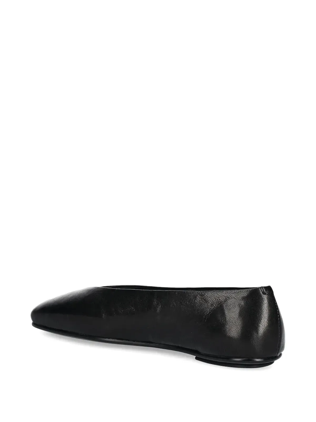 Jeffrey Campbell スクエアトゥ レザー フラットシューズ - ブラック - 画像2