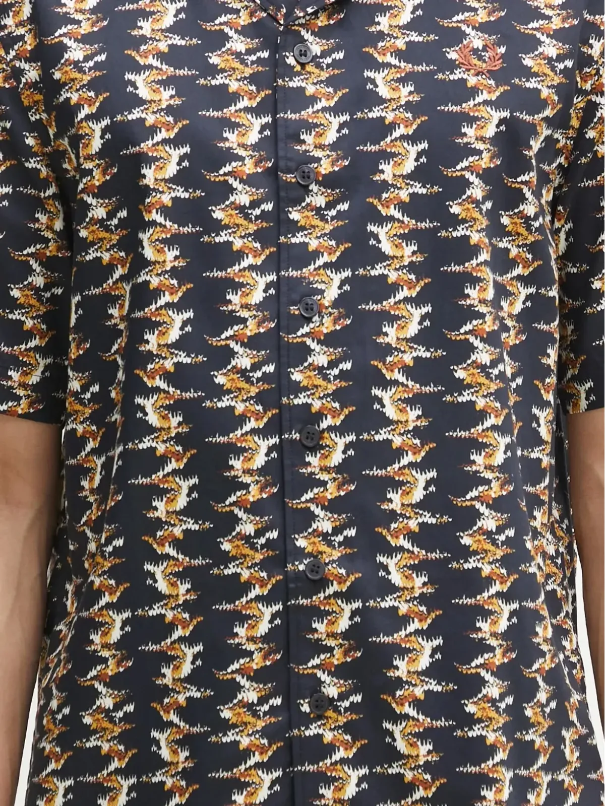 Fred Perry キャンプカラー柄シャツ - 画像5