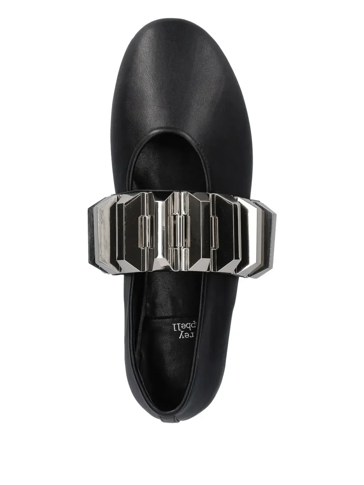 Jeffrey Campbell 丸トゥ バレエフラット - ブラック - 画像3