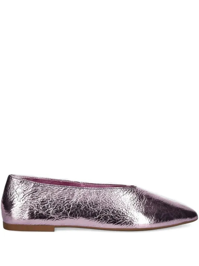 Jeffrey Campbell Jeffrey Campbell メタリックエフェクトレザー バレエフラットの商品画像