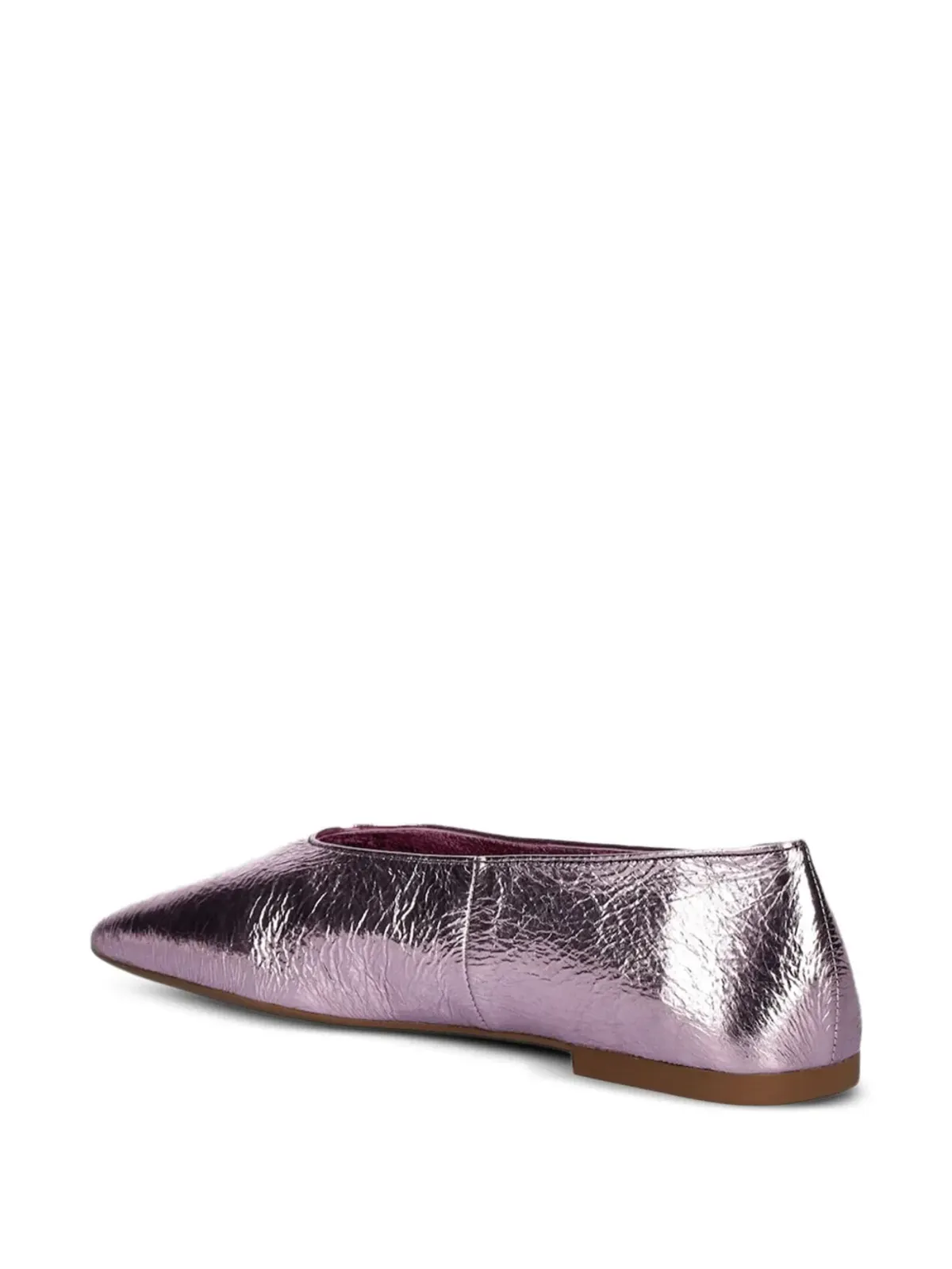 Jeffrey Campbell メタリックエフェクトレザー バレエフラット - 画像2