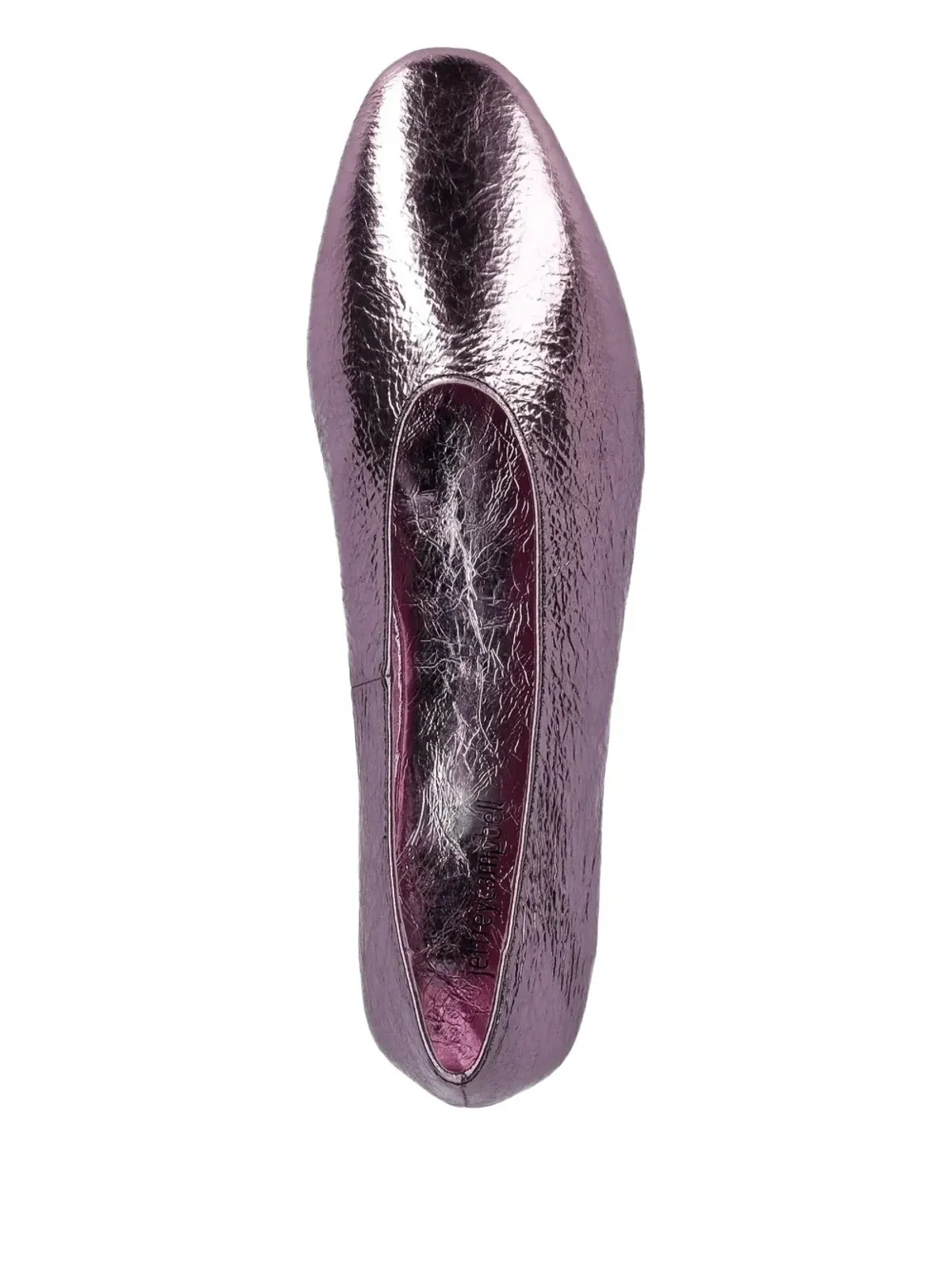Jeffrey Campbell メタリックエフェクトレザー バレエフラット - 画像3