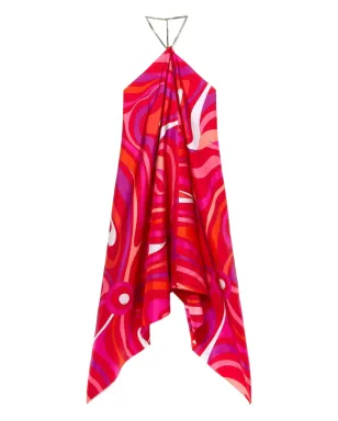 PUCCI マルモプリント ホルターネック ドレス - レッド - サムネイル1