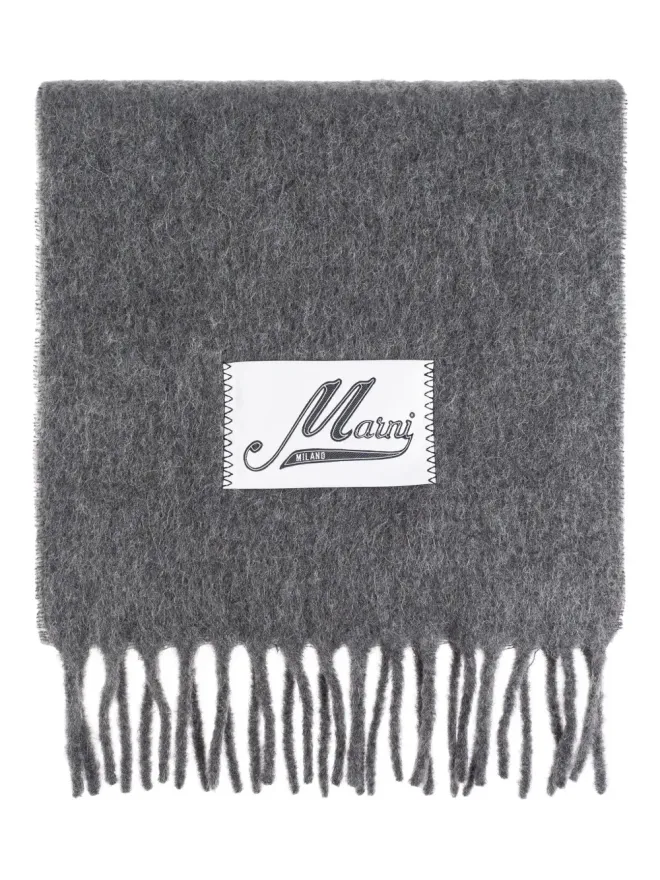 Marni Marni フリンジ付きロゴスカーフの商品画像