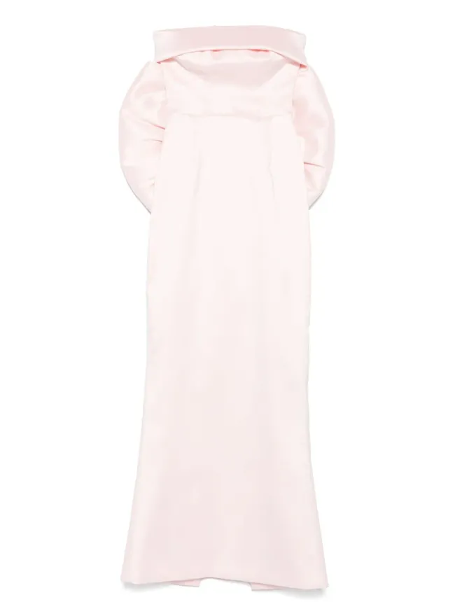 SILK LOVE & LACE SILK LOVE & LACE オフショルダーパフスリーブドレスの商品画像