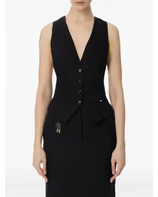 Elisabetta Franchi ボタン留め ノースリーブ ウエストコート - ブラック - サムネイル2