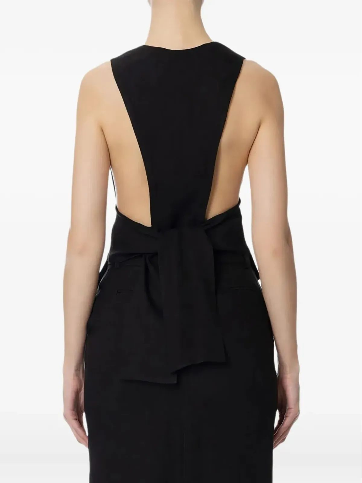 Elisabetta Franchi ボタン留め ノースリーブ ウエストコート - ブラック - 画像3