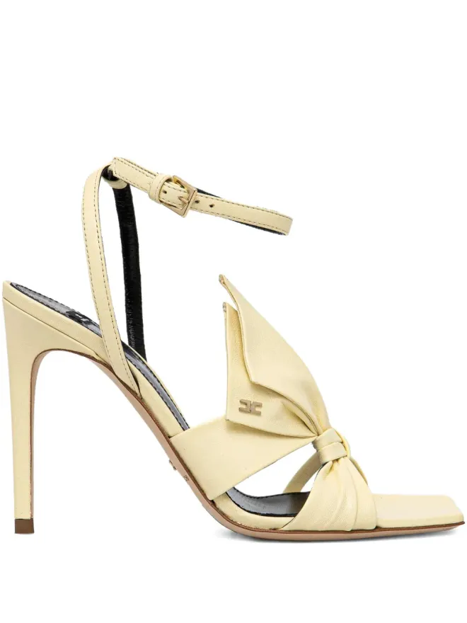 Elisabetta Franchi Elisabetta Franchi 結びリボンディテールのスティレットヒールサンダルの商品画像