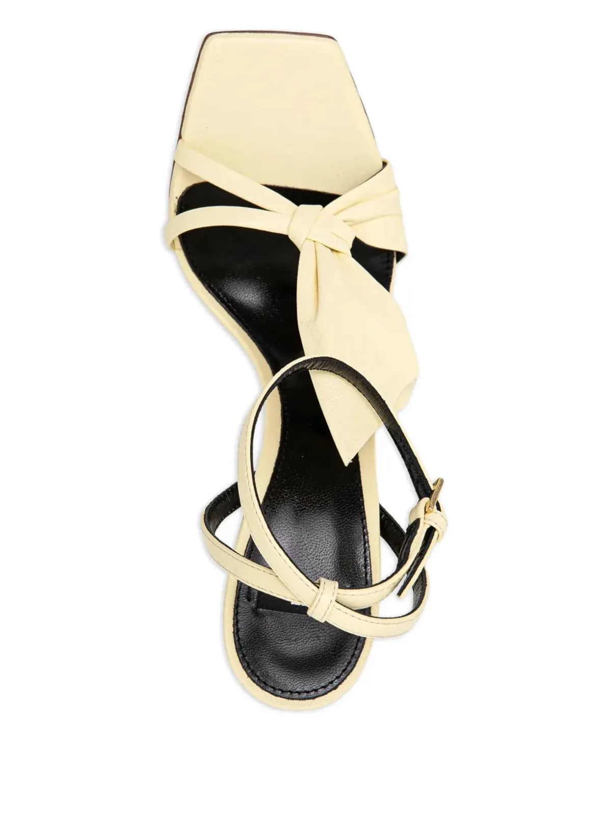 Elisabetta Franchi 結びリボンディテールのスティレットヒールサンダル - 画像3