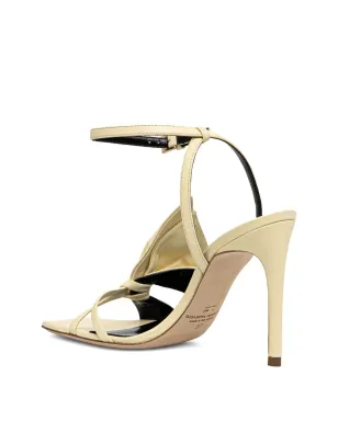 Elisabetta Franchi 結びリボンディテールのスティレットヒールサンダル - サムネイル4