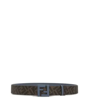 FENDI FFロゴ レザーベルト - Blue - サムネイル2