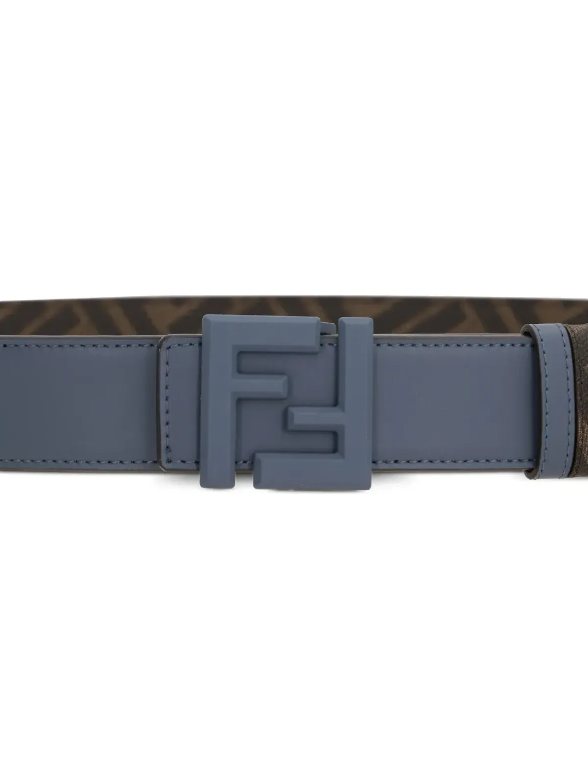 FENDI FFロゴ レザーベルト - Blue - 画像3